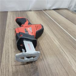 AS-IS MILWAUKEE M12 Fuel Kit De Sierra Sable Reciproca Hackzall Con 1 BaterÃ­a Milwaukee