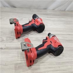 AS-IS Milwaukee 18V Lithium-Ion Brushless Cordless Compact Drill/Impact Combo Kit