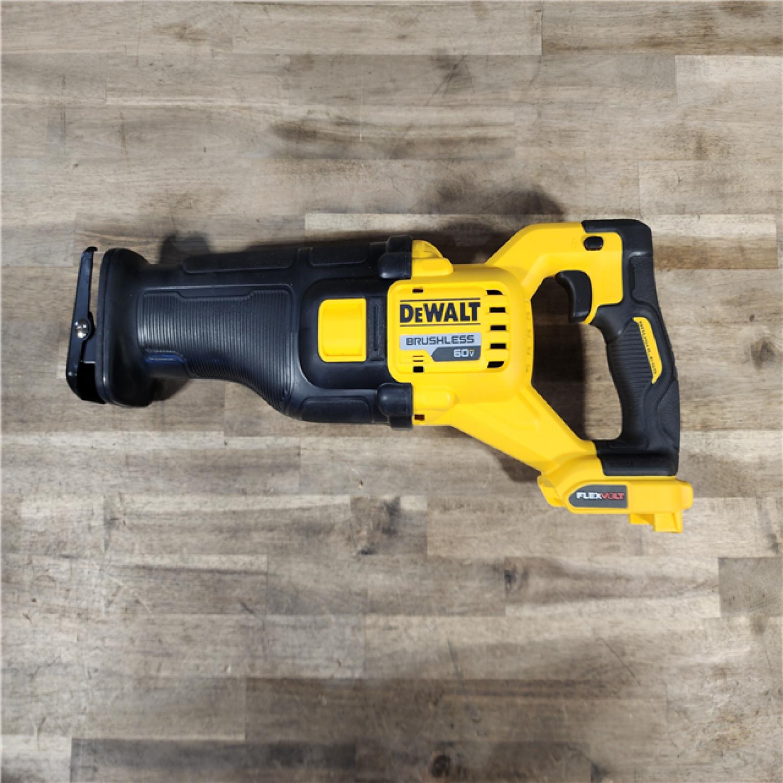 HOUSTON LOCATION - AS-IS (APPEARS LIKE NEW) DeWalt DCS389B FLEXVOLT 60V MAX Cordless Brushless Reciprocating Saw (Tool-Only)