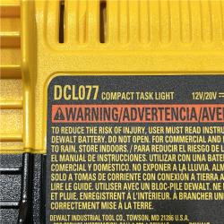 AS-IS DEWALT 20V MAX Compact Cordless Task Lightt (Tool Only)