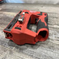 AS-IS Milwaukee 12-Volt Lithium-Ion Cordless 3/8 in. Crown Stapler (Tool-Only)