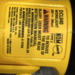 AS-IS Dewalt DCK449E1P1 20V MAX XR Brushless Lithium-Ion 4-Tool Combo Kit with (1) 1.7 Ah and (1) 5 Ah Battery