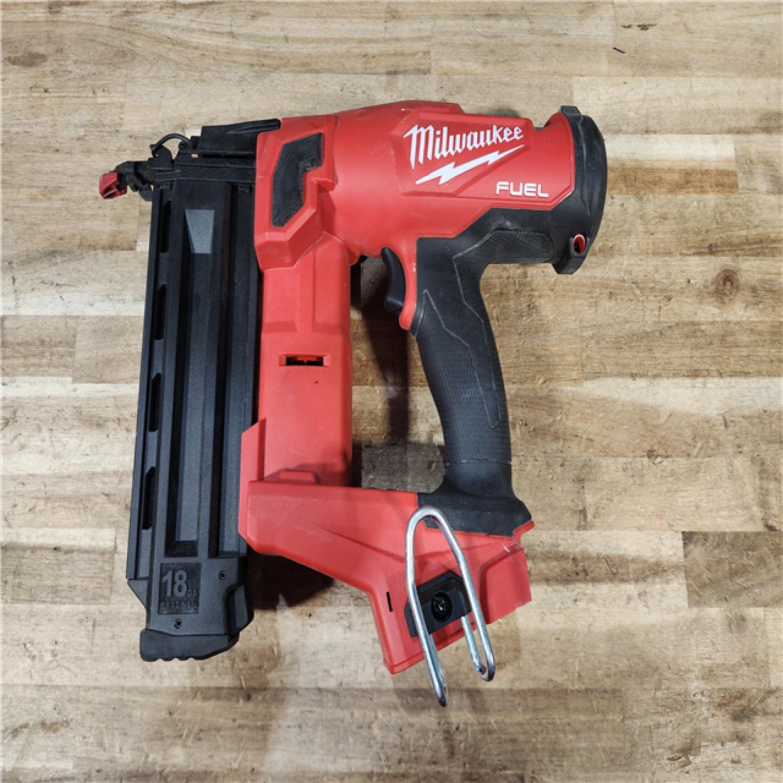 HOUSTON LOCATION - AS-IS Milwaukee FUEL 18-Volt Lithium-Ion Brushless Cordless Gen II 18-Gauge Brad Nailer (Tool-Only)
