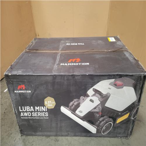 CALIFORNIA NEW MAMMOTION LUBA MINI AWD SERIES ROBOT LAWN MOWER