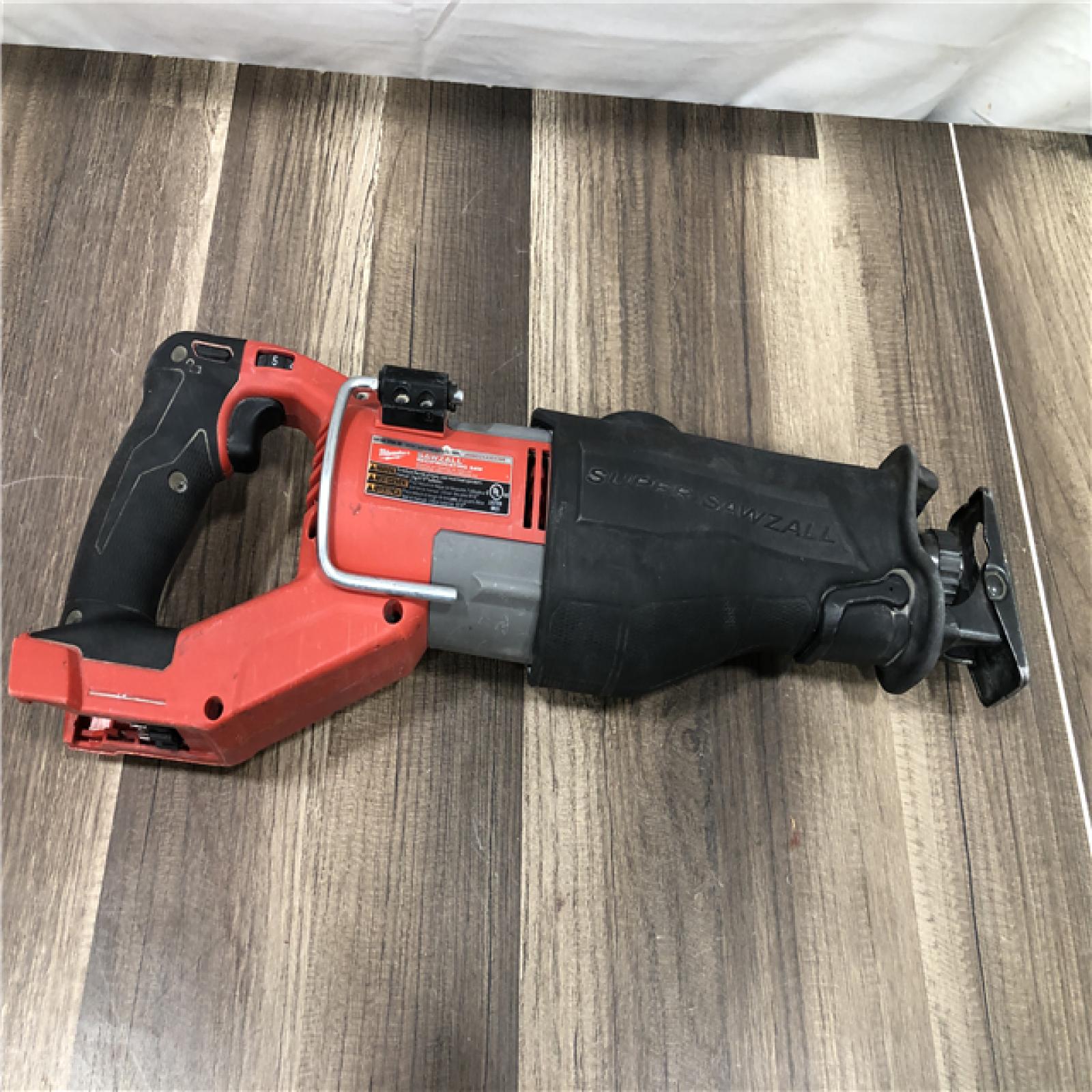 AS-IS Milwaukee FUEL 18V Lithium-Ion Brushless Cordless Super SAWZALL Orbital Reciprocating Saw (Tool-Only)