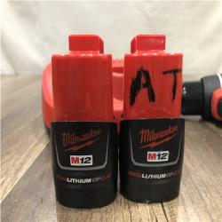 AS-IS Milwaukee 12-Volt Lithium-Ion Brushless Cordless Subcompact Brushless Drill Driver Kit