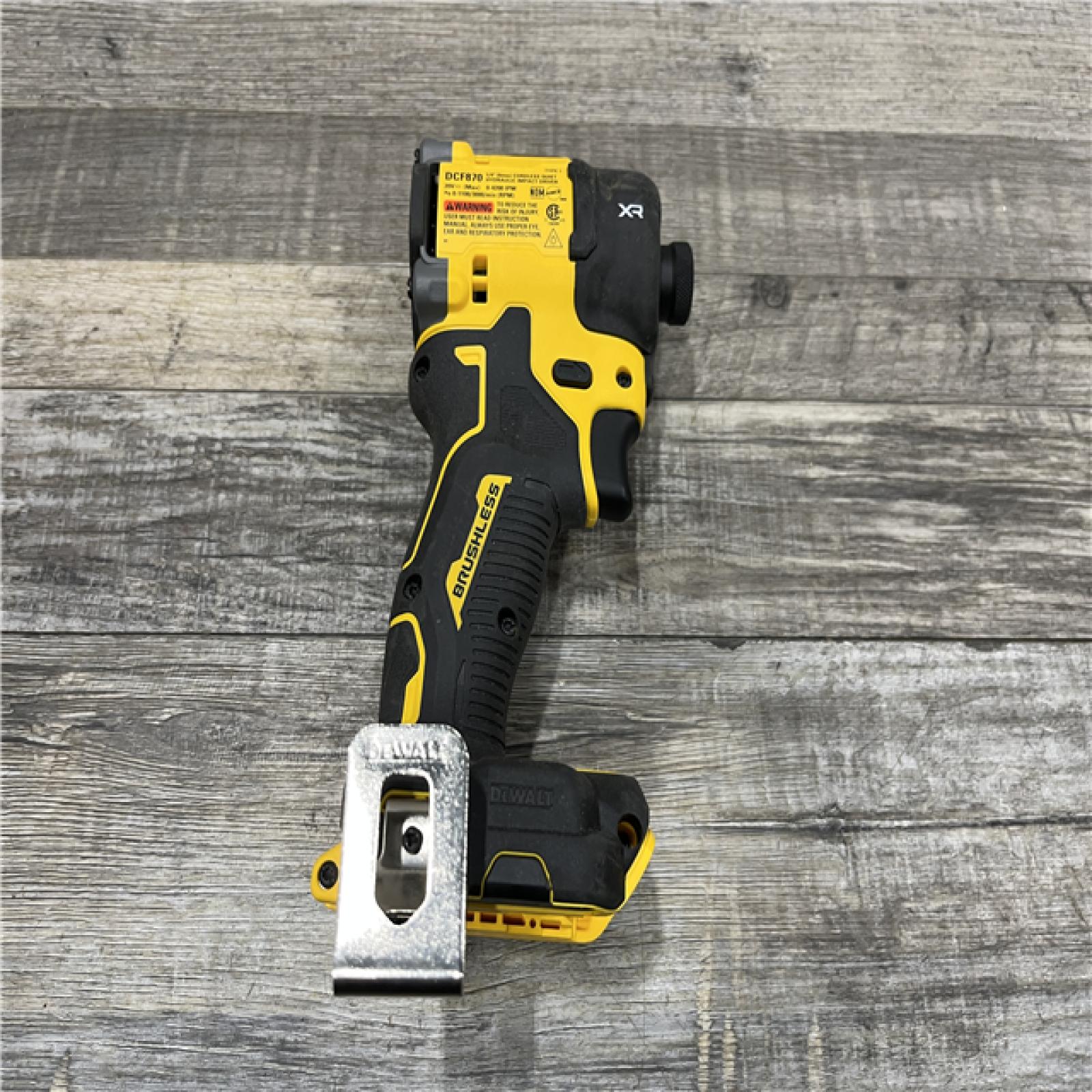 AS-IS DEWALT 20V XR Brushless Cordless 1/4 in. Quiet Hydraulic Impact Driver (Tool-Only)