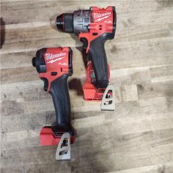 HOUSTON LOCATION - AS-IS MILWAUKEE FUEL 18V Lithium-Ion Brushless Cordless Hammer Drill and Impact Driver Combo Kit