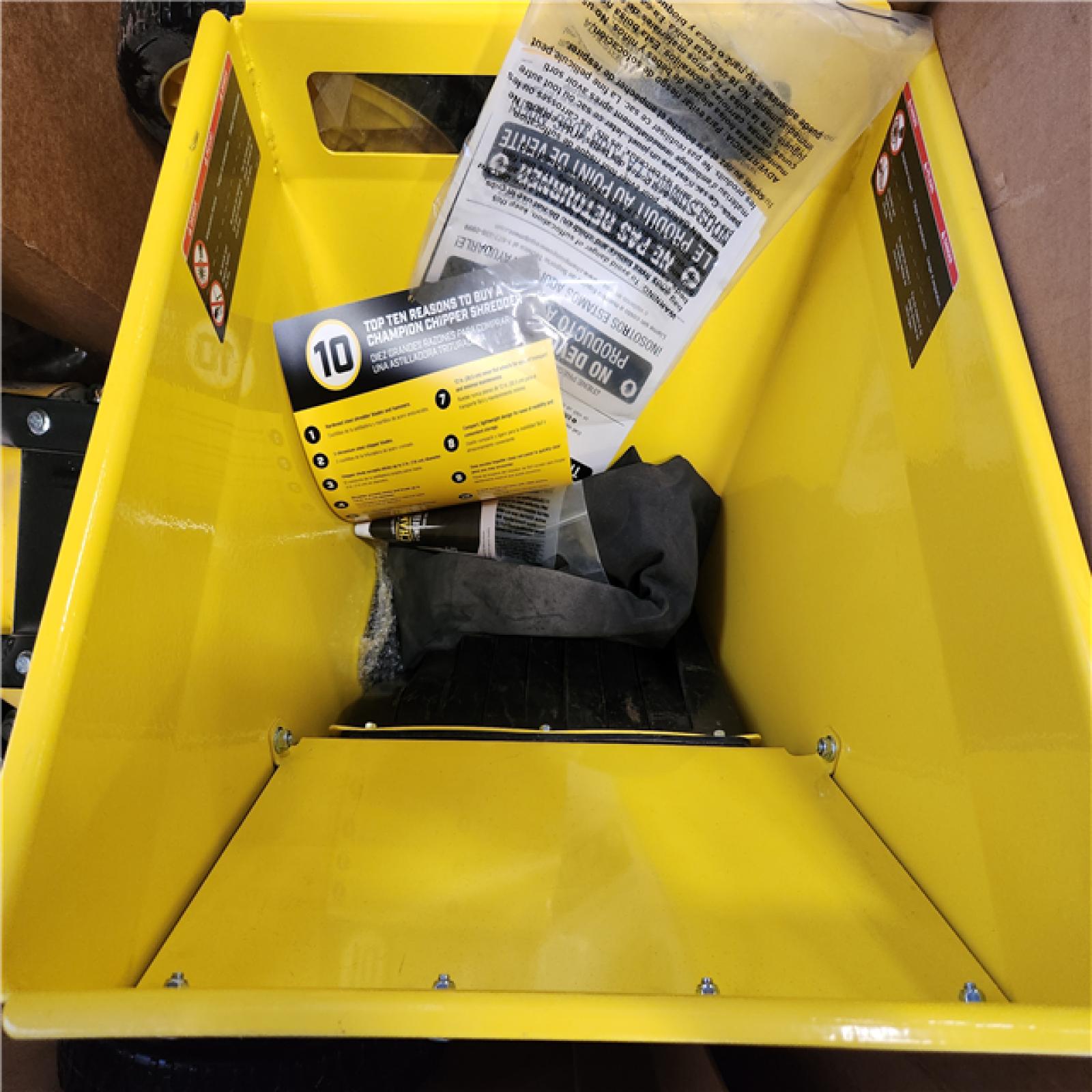 Phoenix NEW Champion Power Equipment 3 in. Dia 224 cc 2-in-1 Upright Gas Powered Wood Chipper Shredder