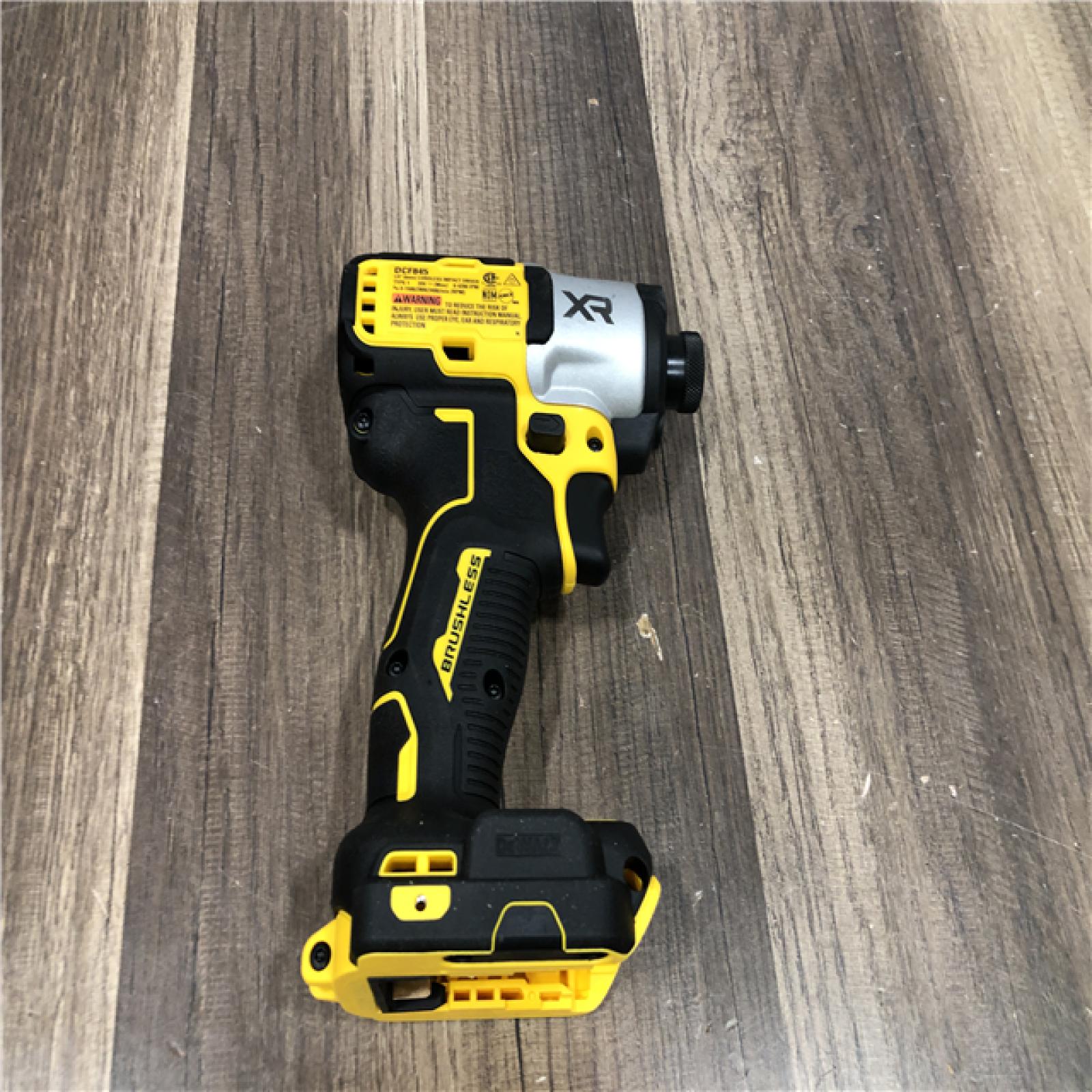 AS-IS DEWALT 20V MAX XR Cordless Brushless 1/4 in. 3-Speed Impact Driver (Tool-Only)