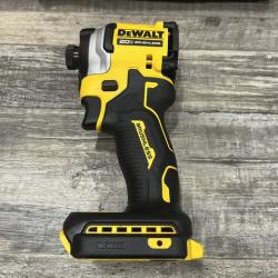 AS-IS DEWALT ATOMIC 20V MAX Lithium-Ion Cordless 1/4 in. Brushless Impact Driver Kit