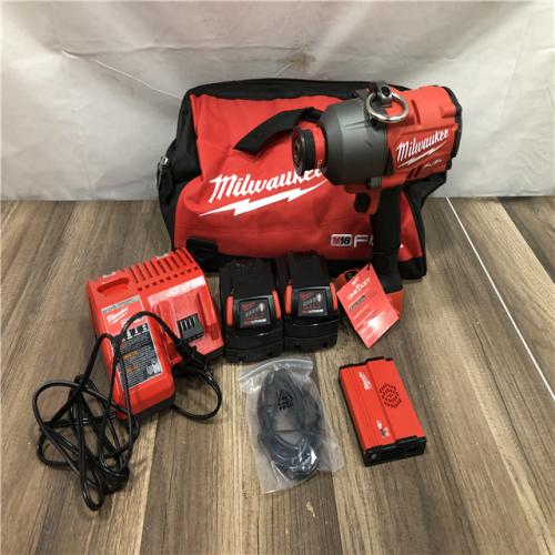 AS-IS Milwaukee FUEL ONE-KEY 18V Lithium-Ion Brushless Cordless 7/16 in. High-Torque Impact Wrench Kit