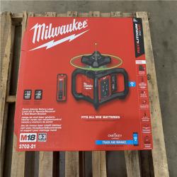 Houston Location - AS-IS Tool Pallet MILWAUKEE GREEN INTERIOR ROTARY LASER
