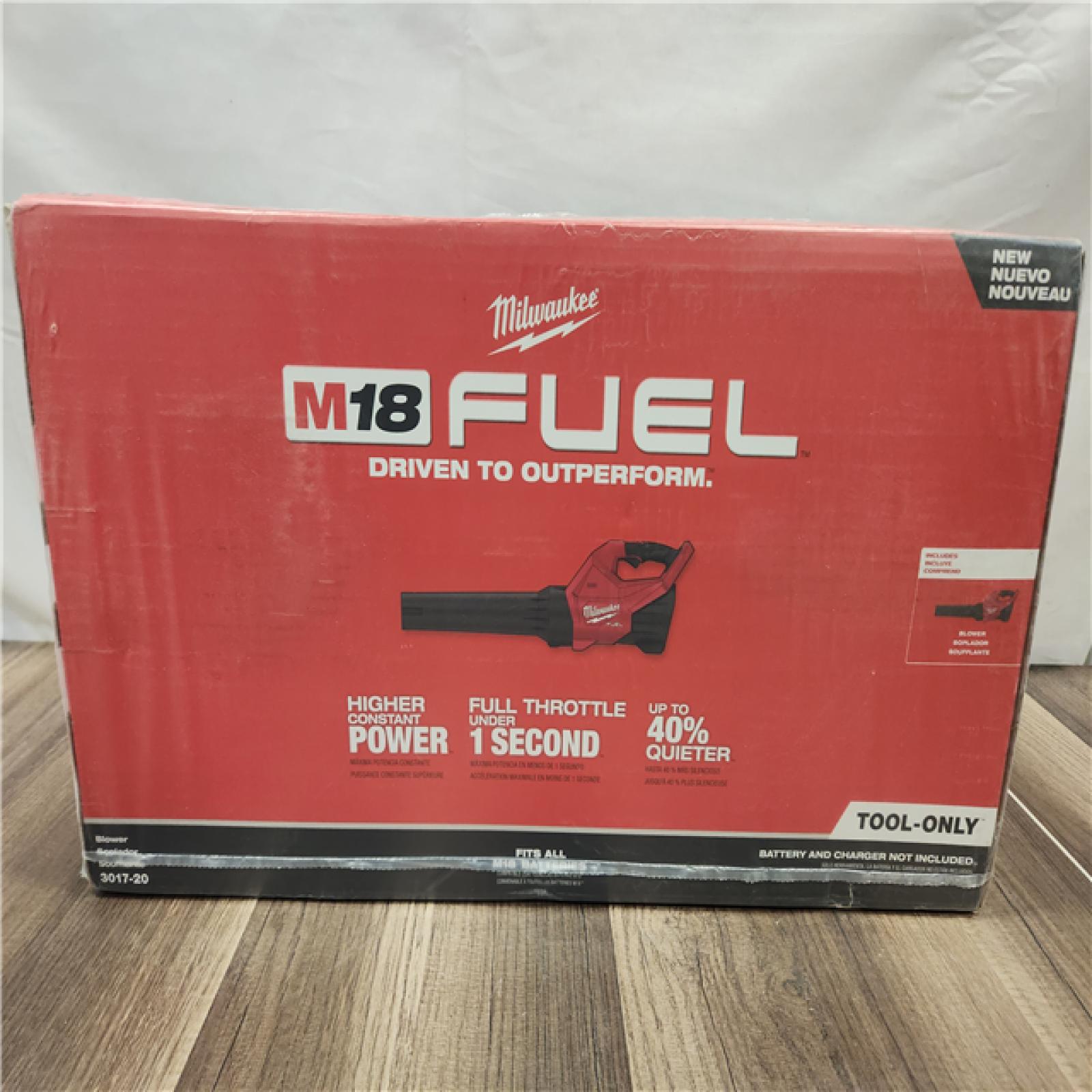 NEW- Milwaukee M18 FUEL 18V Lithium-Ion Brushless Cordless Handheld Blower (Tool-Only)