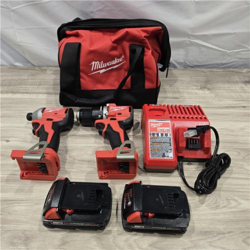 LIKE NEW! - M18 18V Cordless Compact Drill/Impact Combo Kit