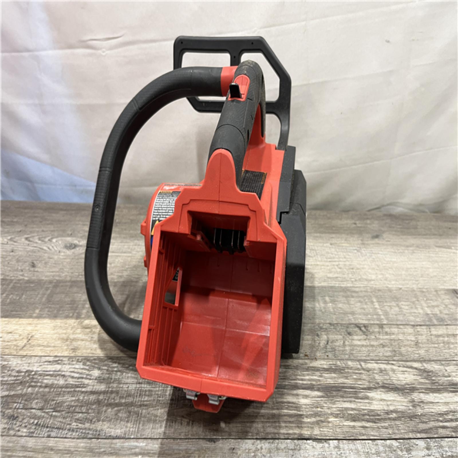 AS-IS Milwaukee FUEL 14 in. 18V Lithium-Ion Brushless Cordless Battery Top Handle Chainsaw (Tool Only)