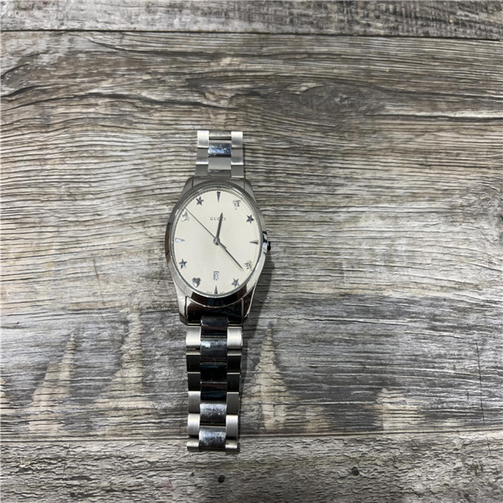 AS-IS Gucci Women's ya1264028 G-Timeless Stainless Steel Watch