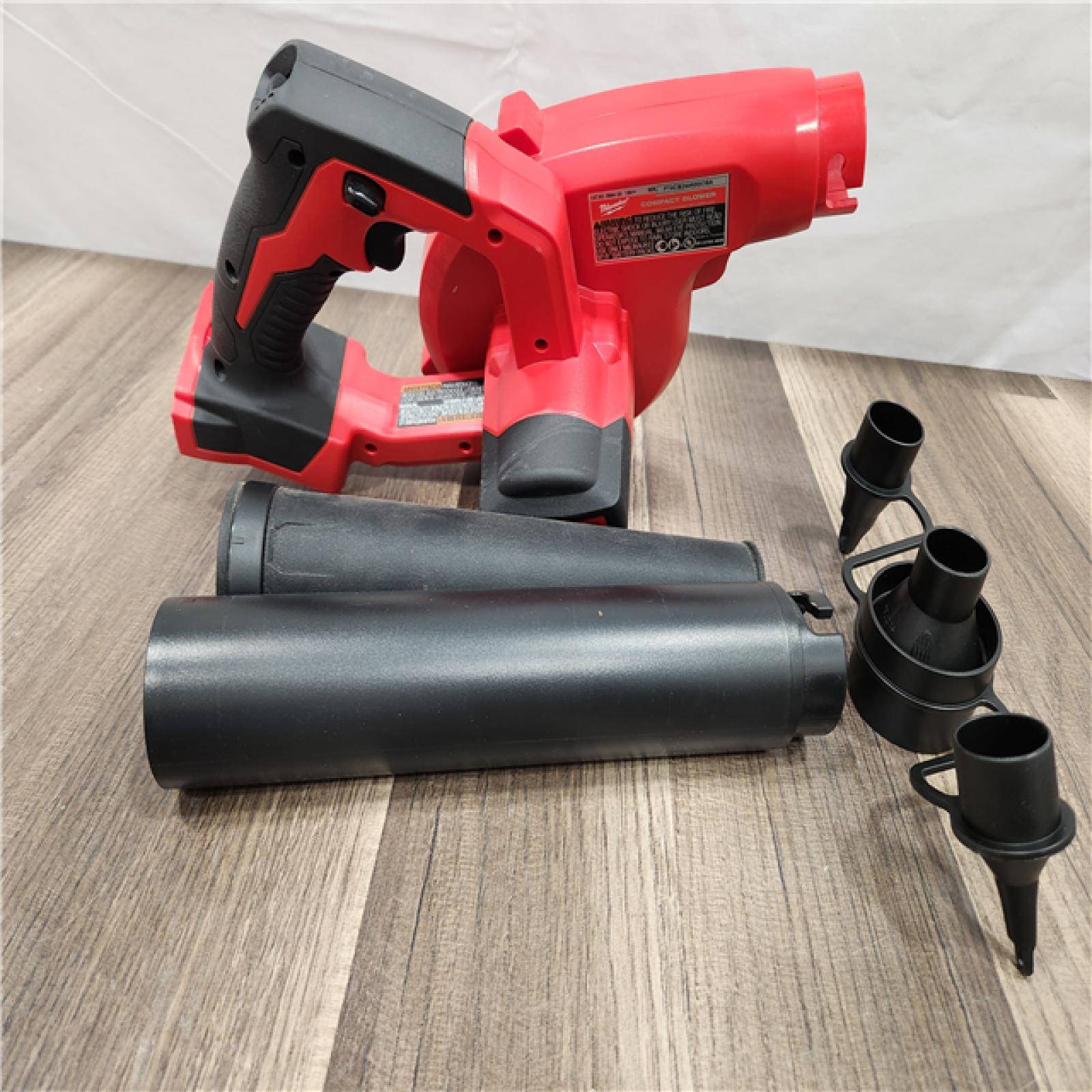 AS-IS Milwaukee M18 18V Lithium-Ion Cordless Compact Blower (Tool-Only)