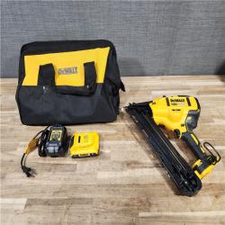 HOUSTON LOCATION - AS-IS DEWALT 20V MAX XR Lithium-Ion Cordless 2-1/2 in. 15-Gauge Finish Nailer Kit