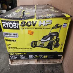 Phoenix NEW RYOBI 80V HP Brushless Battery Cordless Electric 30 in. Multi-Blade Lawn Mower with Battery and Charger