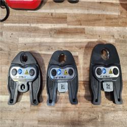 HOUSTON LOCATION - AS-IS (APPEARS LIKE NEW) M12 12-Volt Lithium-Ion Force Logic Cordless Press Tool Kit (3 Jaws Included) with Two 1.5 Ah Battery and Hard Case