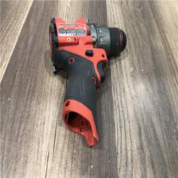 AS-IS Milwaukee  FUEL 12V Lithium-Ion Brushless Cordless 1/2 in. Hammer Drill (Tool-Only)