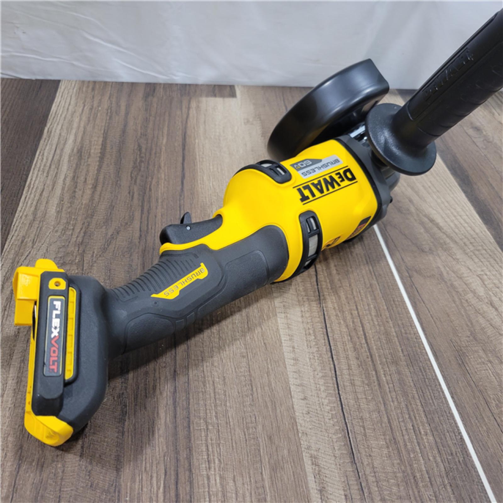 GOOD DEWALT 60V MAX Cordless Brushless 4.5 in. to 6 in. Small Angle Grinder with Kickback Brake (Tool Only)
