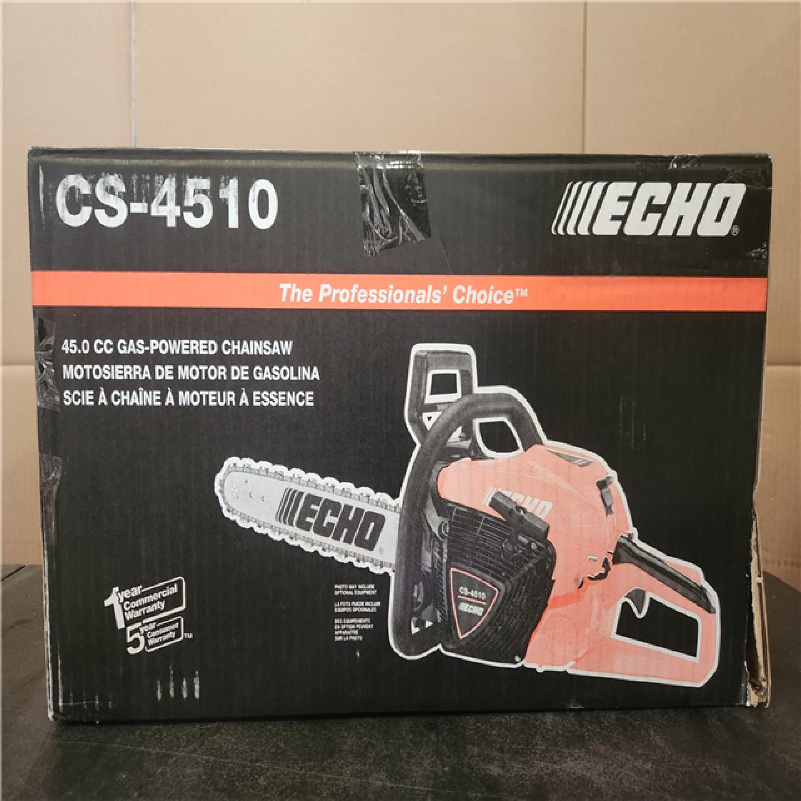 Phoenix LIKE NEW ECHO 18 in. 45.0 cc Gas 2-Stroke Rear Handle Chainsaw