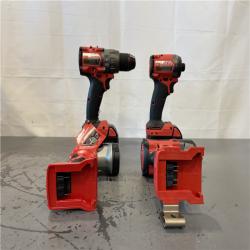 AS-IS-  Milwaukee M18 FUEL 18V Lithium-Ion Brushless Cordless Combo Kit with Two 5.0 Ah Batteries  1 Charger  2 Tool Bags (7-Tool)