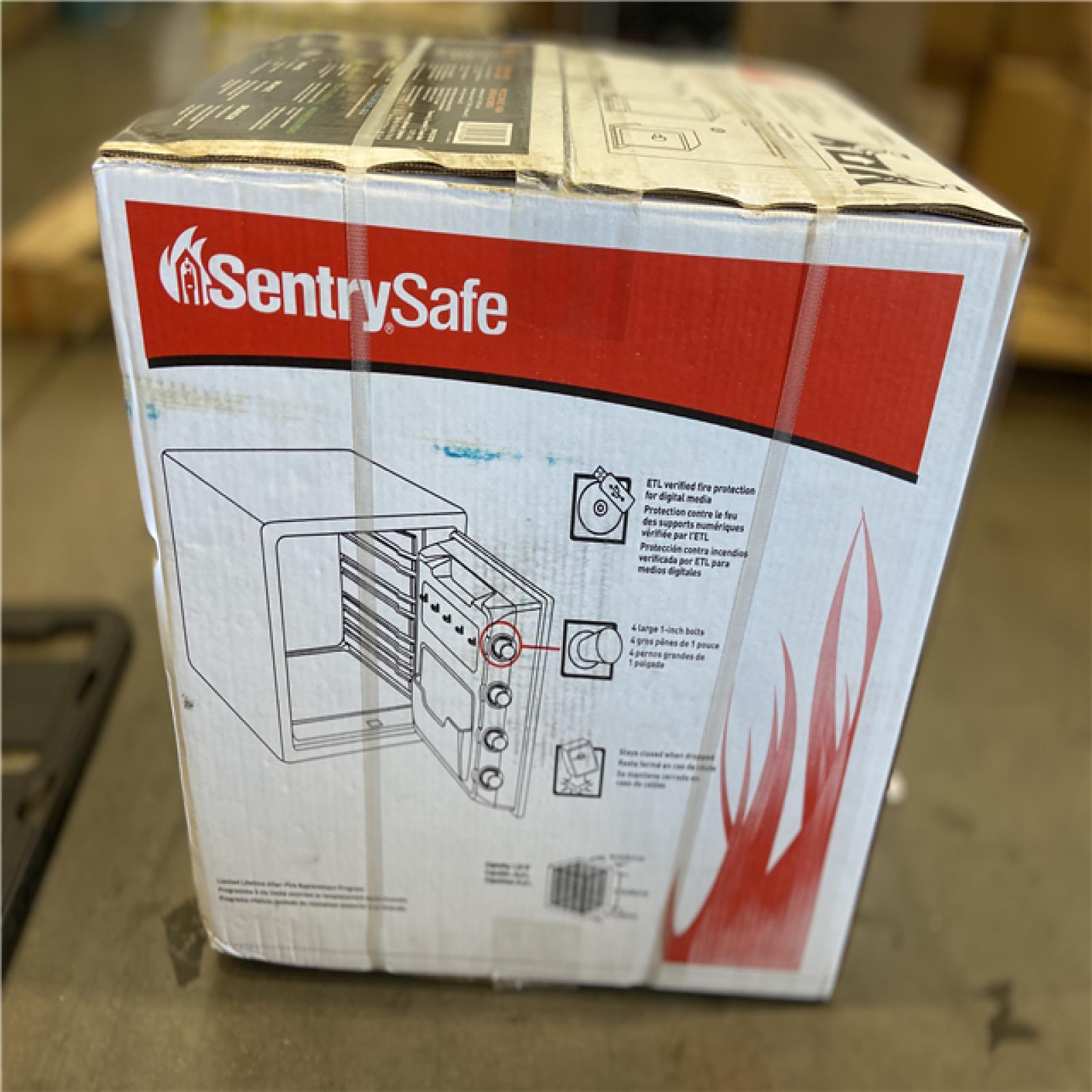 NEW! - SentrySafe 1.2 cu. ft. Fireproof & Waterproof Safe with Dial Combination Lock and Dual Key