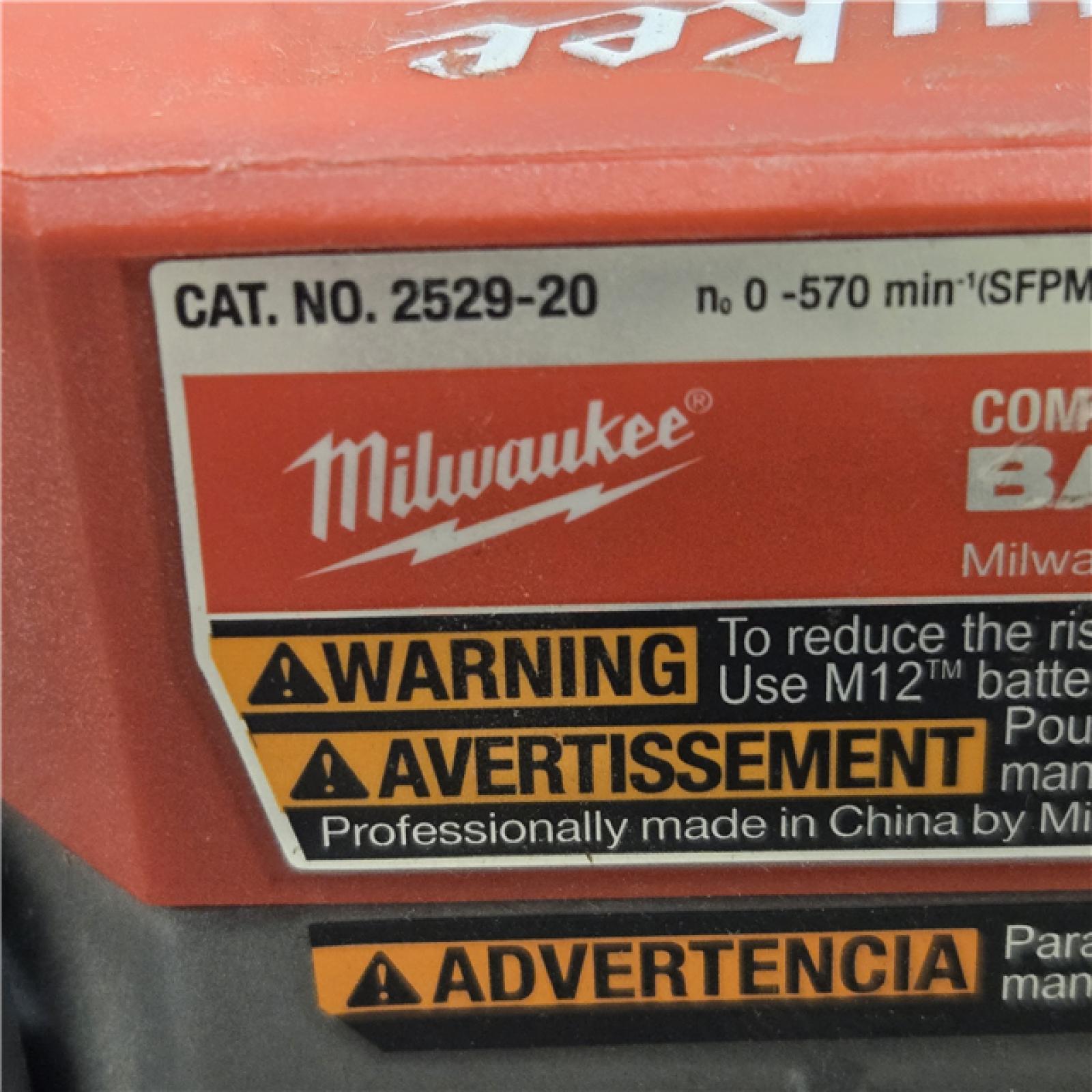 AS-IS Milwaukee M12 FUEL 12V Cordless Compact Band Saw (Tool-Only)