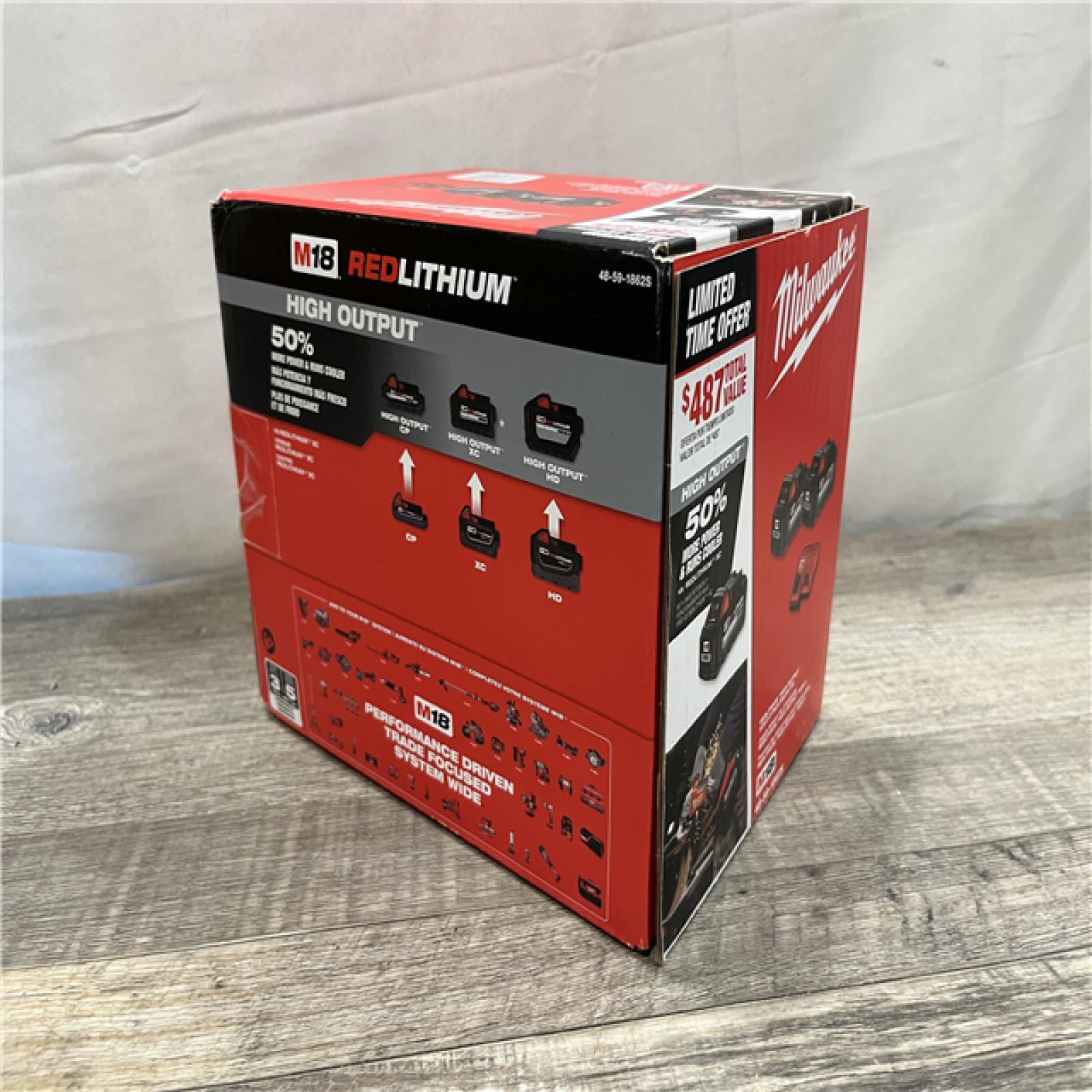 NEW - Milwaukee 18-Volt Lithium-Ion High Output Starter Kit