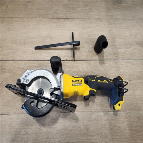 AS-IS- DEWALT ATOMIC 20V MAX Cordless Brushless 4-1/2 in. Circular Saw (Tool Only)