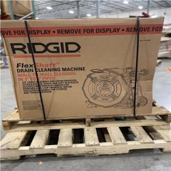 DALLAS LOCATION- RIGID K9-306 FlexShaft 125 FT. Drain Cleaning Machine KIT