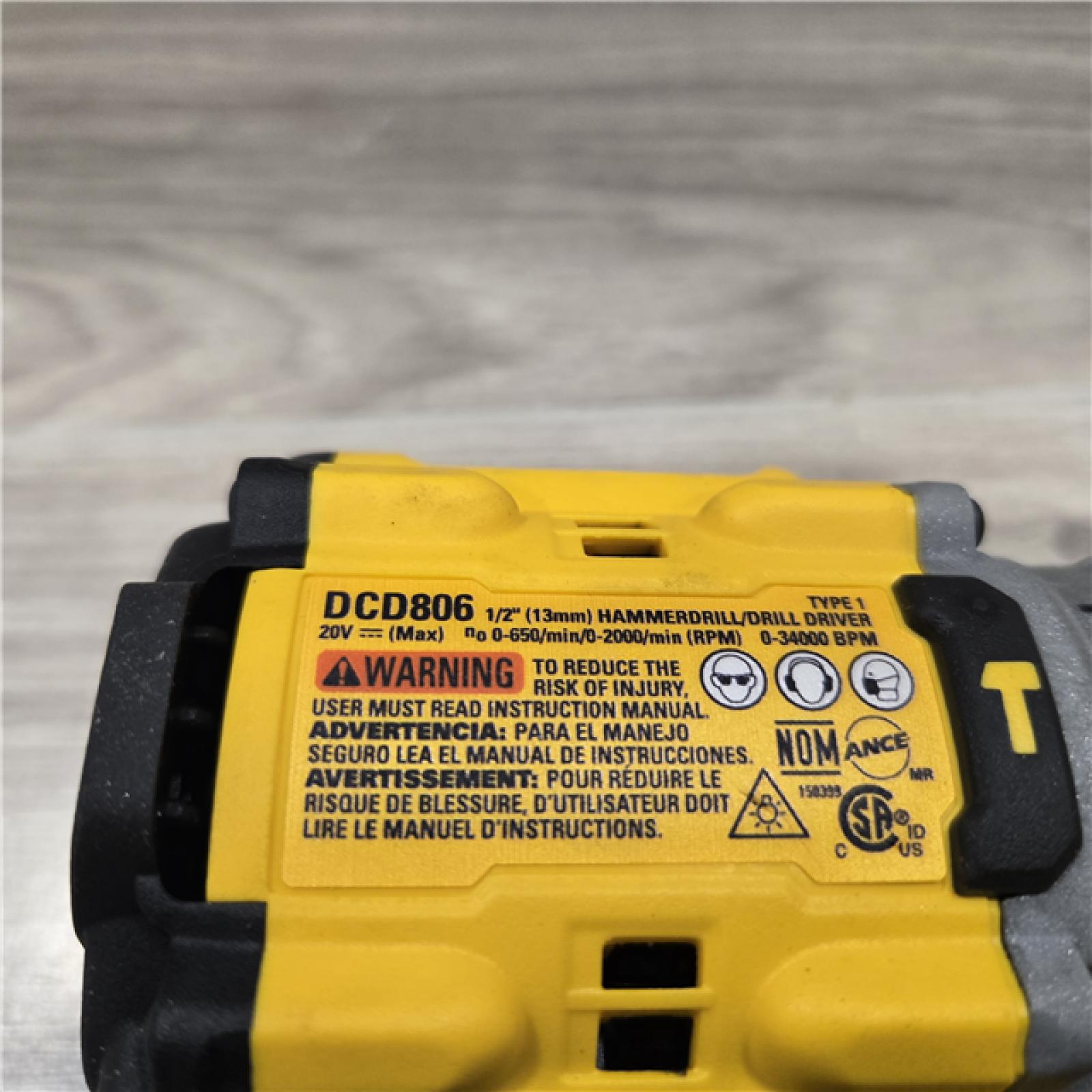 AS-IS DEWALT 20V MAX* XR Cordless 1/2 Hammer Drill (Tool-Only)