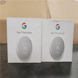 Phoenix AS-IS Google Nest Thermostat - Smart Programmable Wi-Fi Thermostat - (2-Pack)