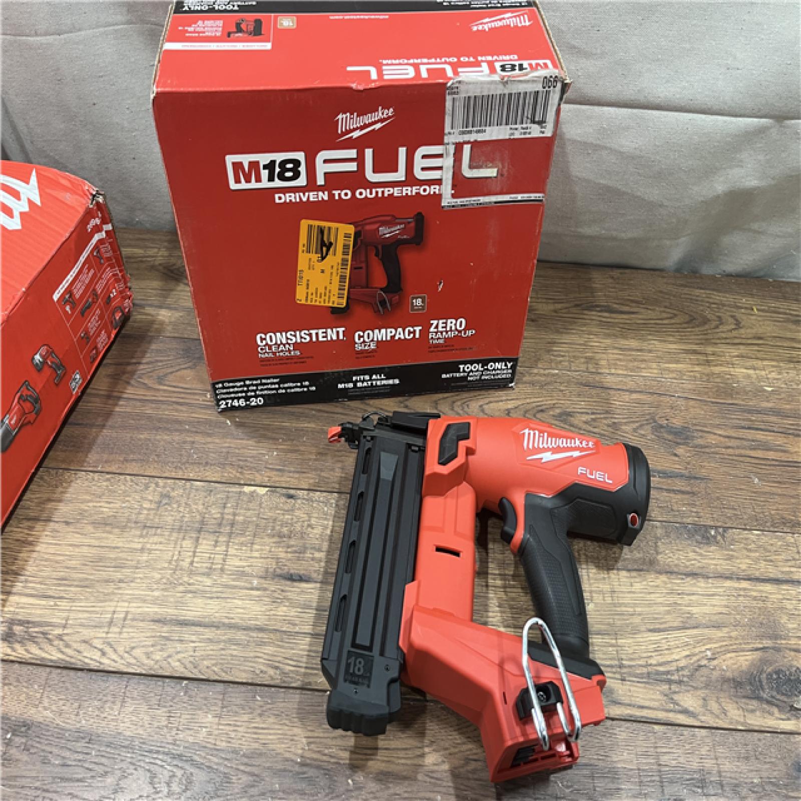 AS-IS Milwaukee M18 FUEL 18 Gauge Brad Nailer