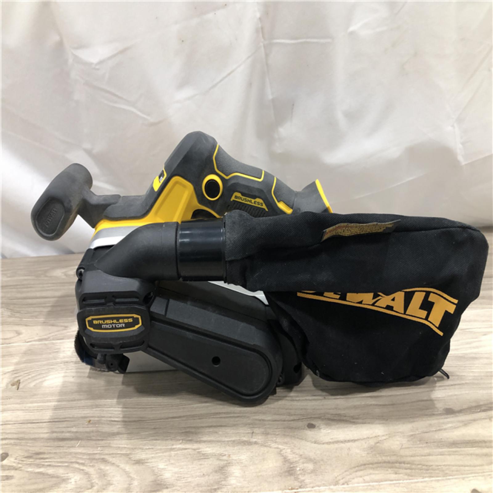 AS-IS DEWALT 20V MAX* XR Cordless Belt Sander (Tool-Only)
