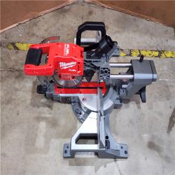 HOUSTON LOCATION - AS-IS Milwaukee M18 FUEL 7-1/4 in. Cordless Brushless Dual-Bevel Sliding Compound Miter Saw (Tool Only)