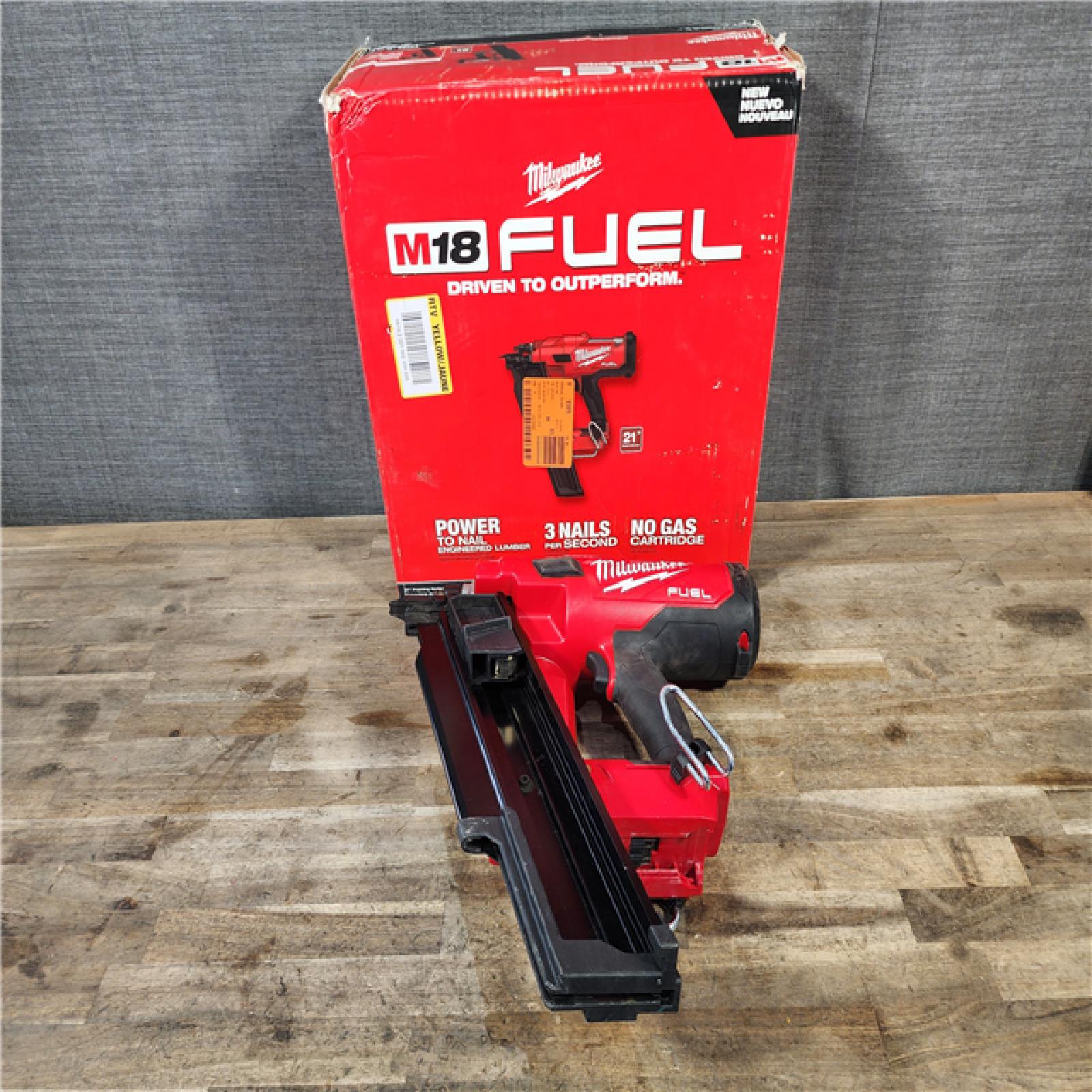 HOUSTON LOCATION - AS-IS Milwaukee 2744-20 M18 FUEL 3-1/2 in. 18V 21-Degree Lithium-Ion Brushless Cordless Framing Nailer (Tool-Only)