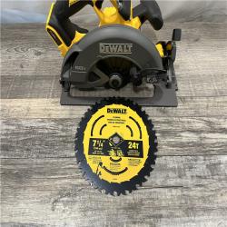 AS-IS DEWALT FLEXVOLT 60V MAX Cordless Brushless 7-1/4 in. Circular Saw with Brake (Tool Only)