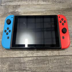 AS-IS Nintendo Switch - Neon Blue/Neon Red