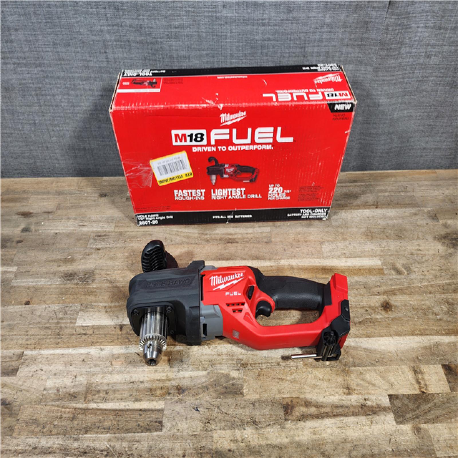 HOUSTON LOCATION - AS-IS Milwaukee M18 FUEL GEN II Brushless Cordless 1/2 in. Hole Hawg Right Angle Drill (Tool-Only)