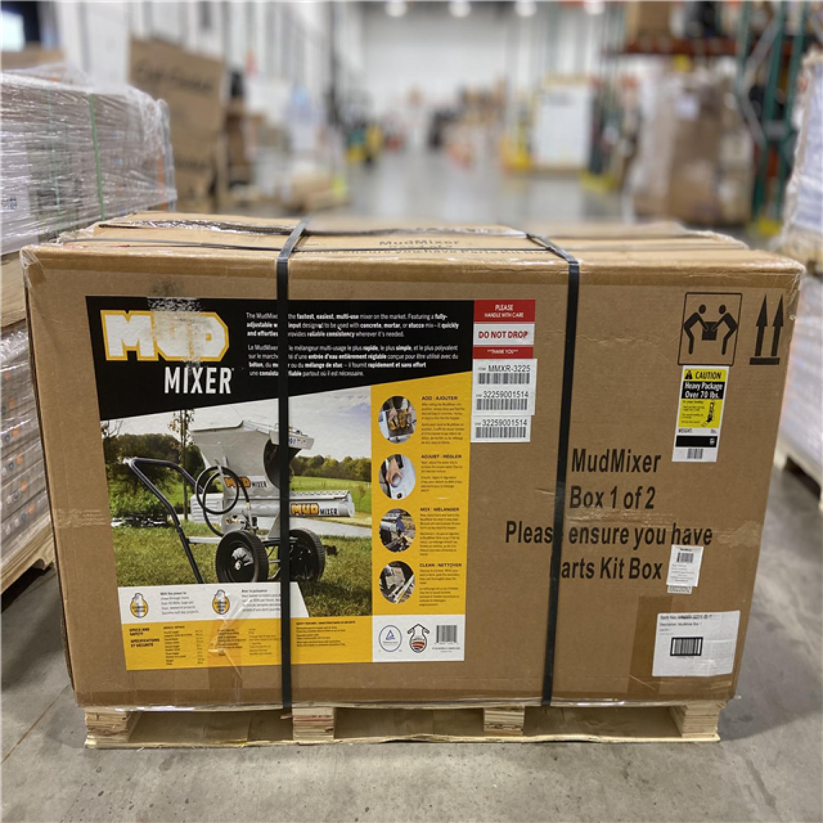 DALLAS LOCATION - MUDMIXER Heavy Duty Portable Continuous Concrete Mixer