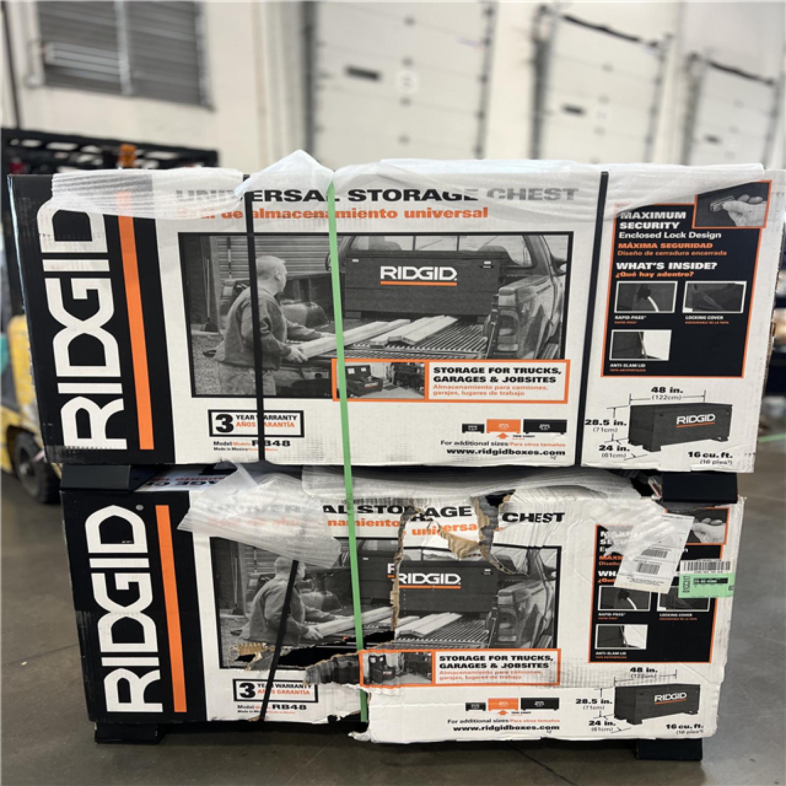 DALLAS LOCATION - RIDGID UNIVERSAL STORAGE CHEST (2 UNITS)