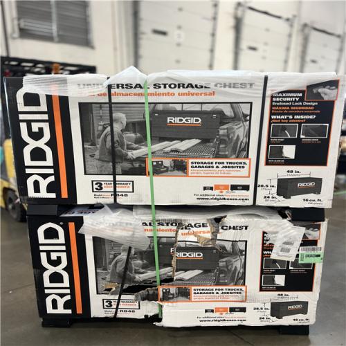 DALLAS LOCATION - RIDGID UNIVERSAL STORAGE CHEST (2 UNITS)