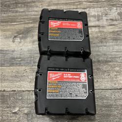 AS-IS Milwaukee 18-Volt Lithium-Ion XC Extended Capacity 5.0 Ah Battery Pack (2-Pack)