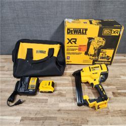HOUSTON LOCATION - AS-IS DEWALT 20V MAX XR Lithium-Ion Cordless 18-Gauge Narrow Crown Stapler Kit