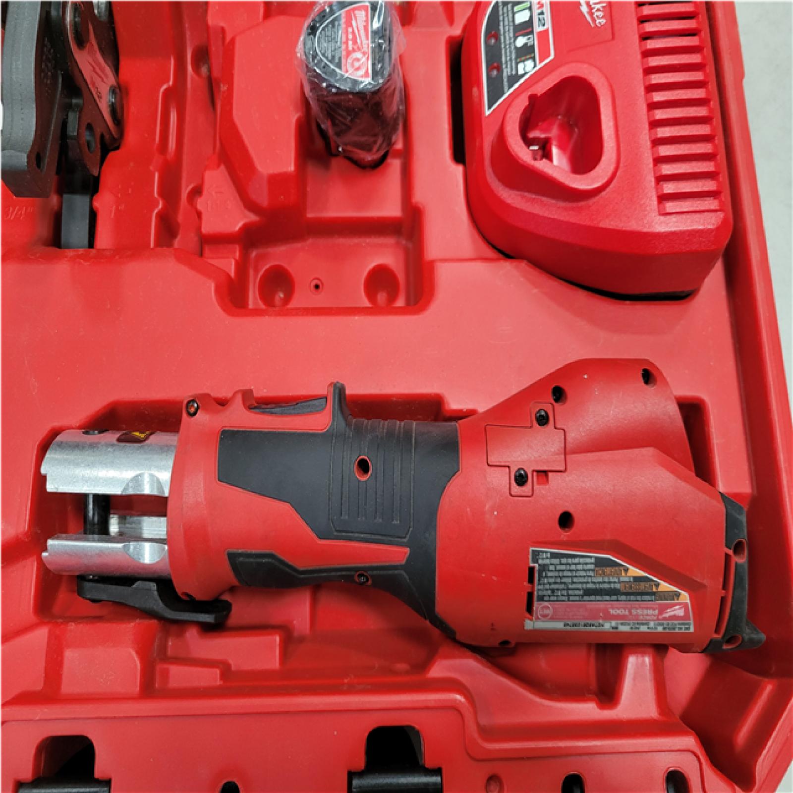 CALIFORNIA AS-IS MILWAUKEE M12 FORCE LOGIC PRESS TOOL