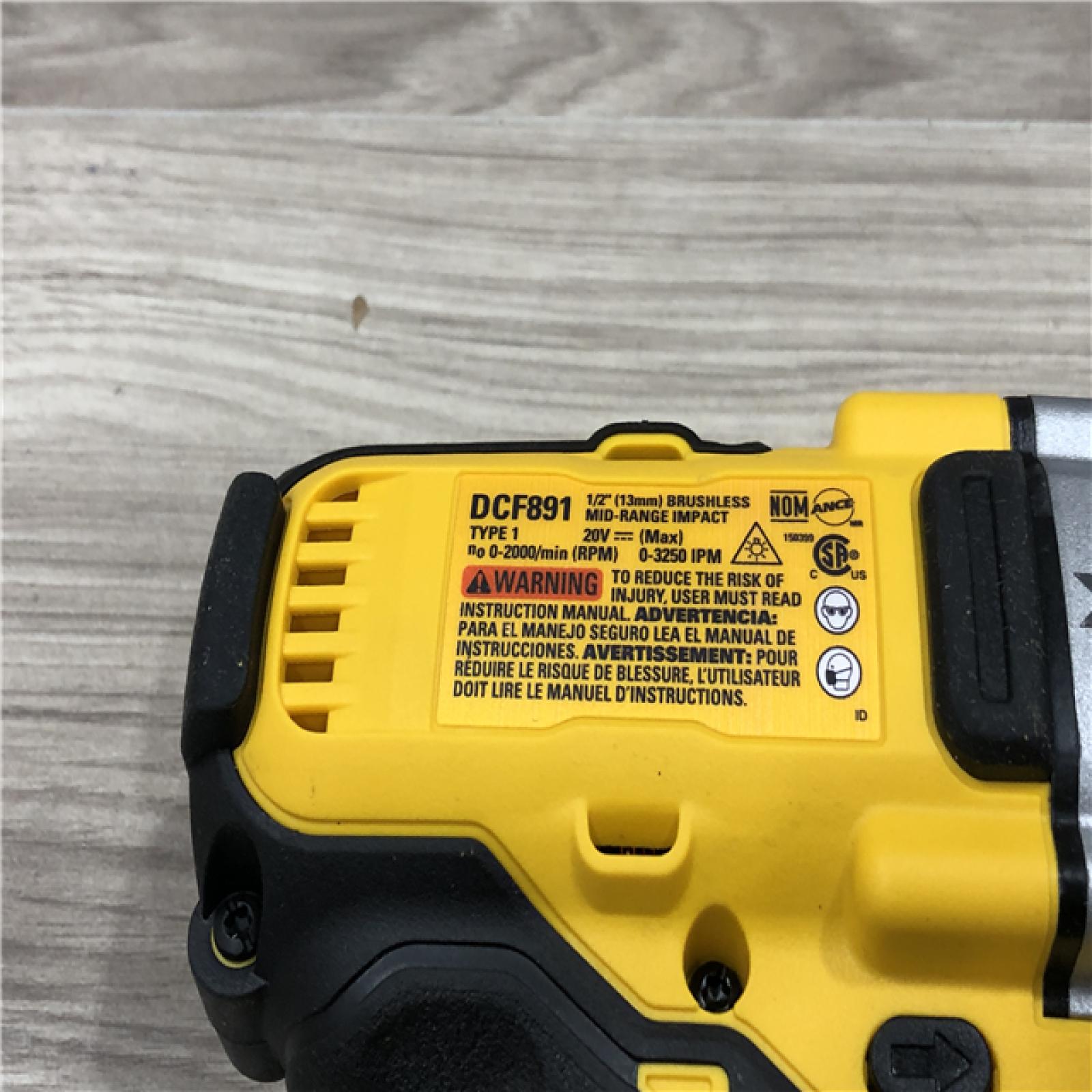 AS-IS DeWalt 20V MAX 1/2 in. Cordless Mid-Range Impact Wrench (Tool-Only)
